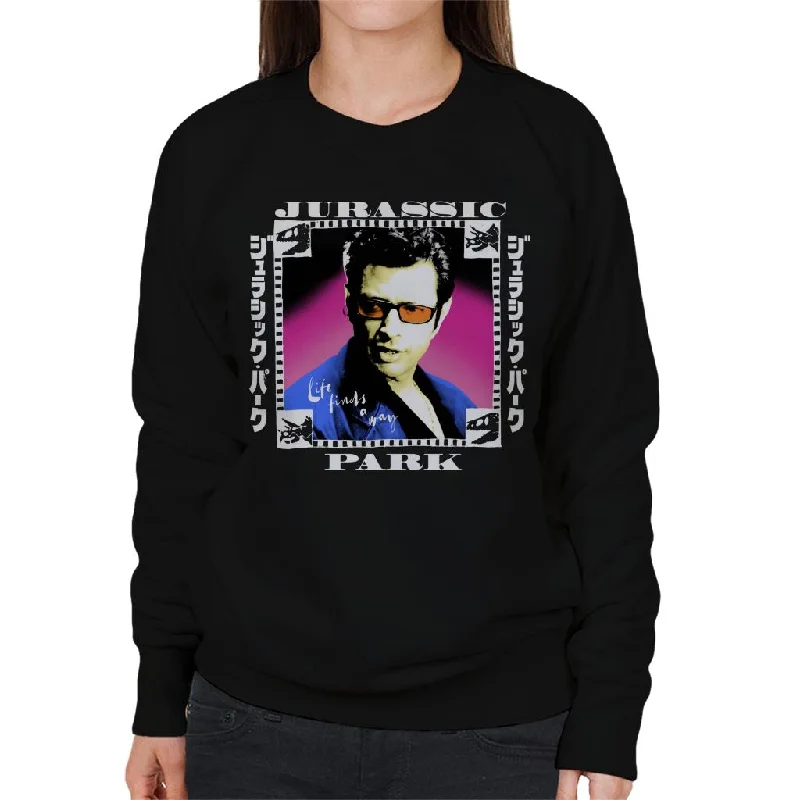 urban sports sweatshirtJurassic Park Ian Malcolm Life Finds A Way Women's Sweatshirt