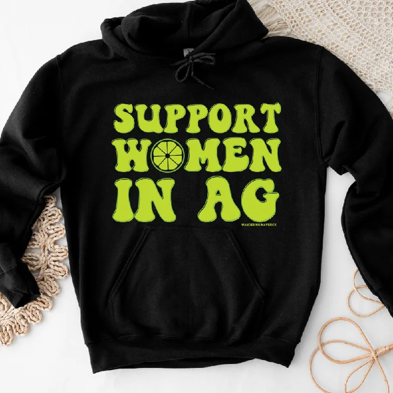 stylish pullover sweatshirtLime Support Women In Ag Hoodie (S-3XL) Unisex - Multiple Colors!