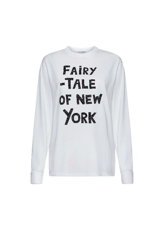 sleek sports hoodieFairytale Of New York Glitter Long Sleeve T-Shirt