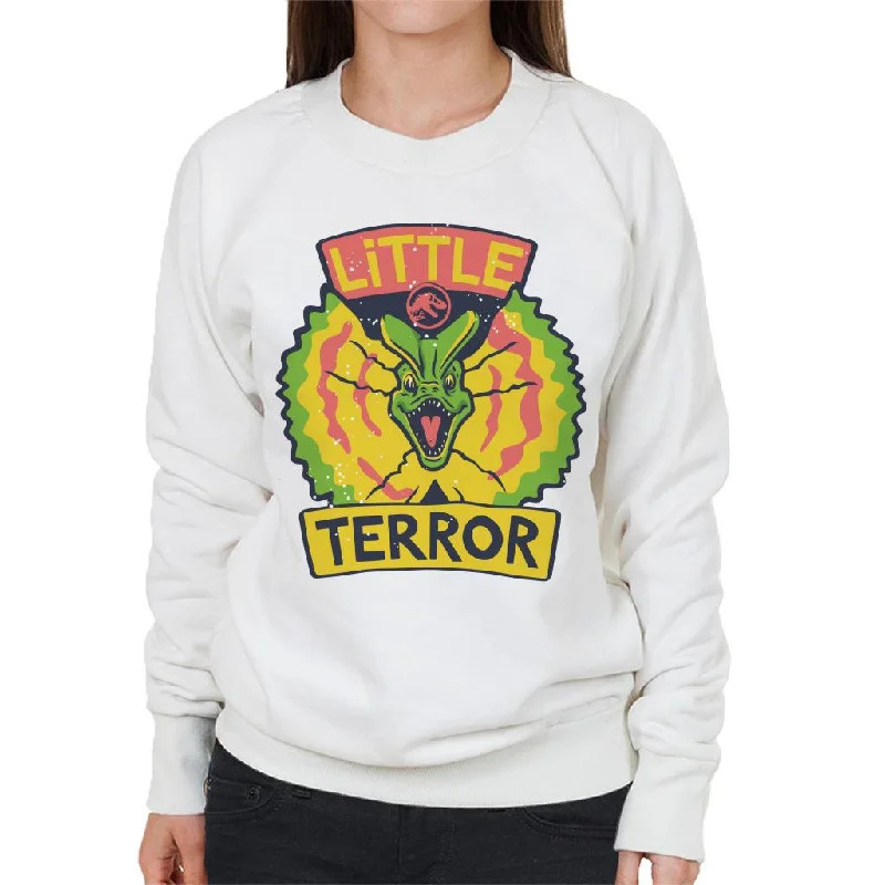 high-performance athletic hoodieJurassic Park Dilophosaurus Little Terror Women's Sweatshirt