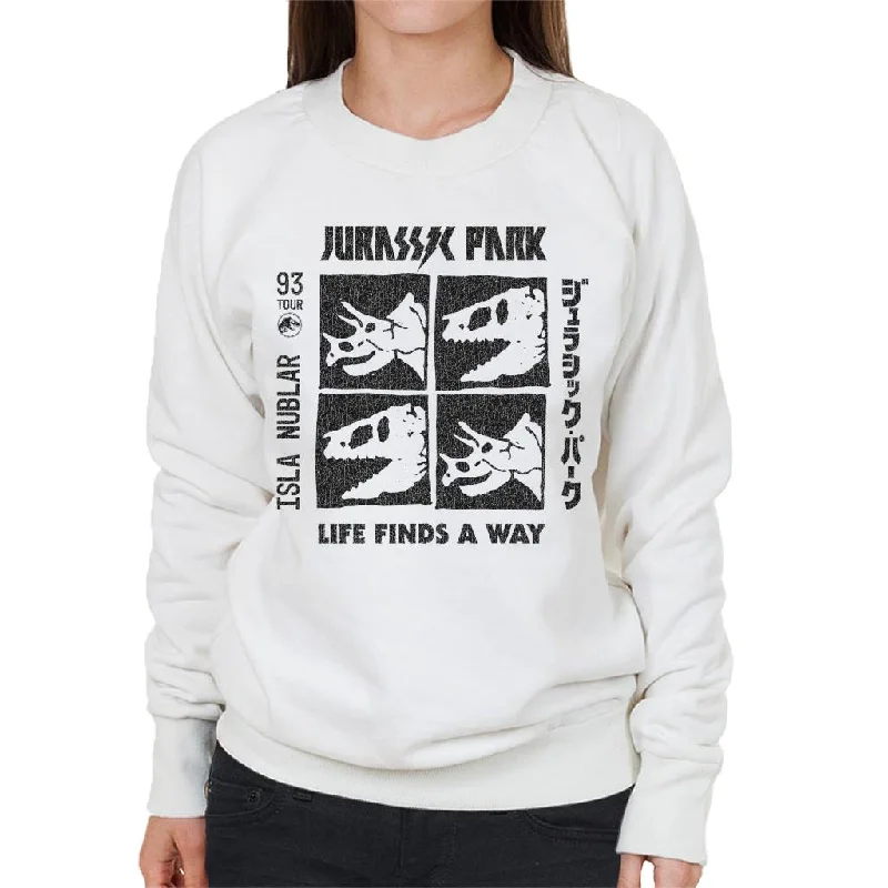 relaxed fit sports hoodieJurassic Park 93 Tour Women's Sweatshirt