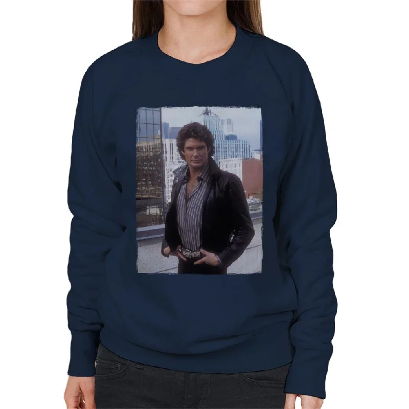 classic gym sweatshirtKnight Rider City Headshot Women's Sweatshirt