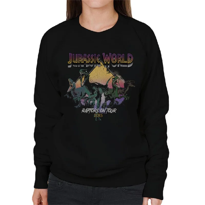 fashionable fitness sweatshirtJurassic Park Raptors On Tour 2015 Women's Sweatshirt