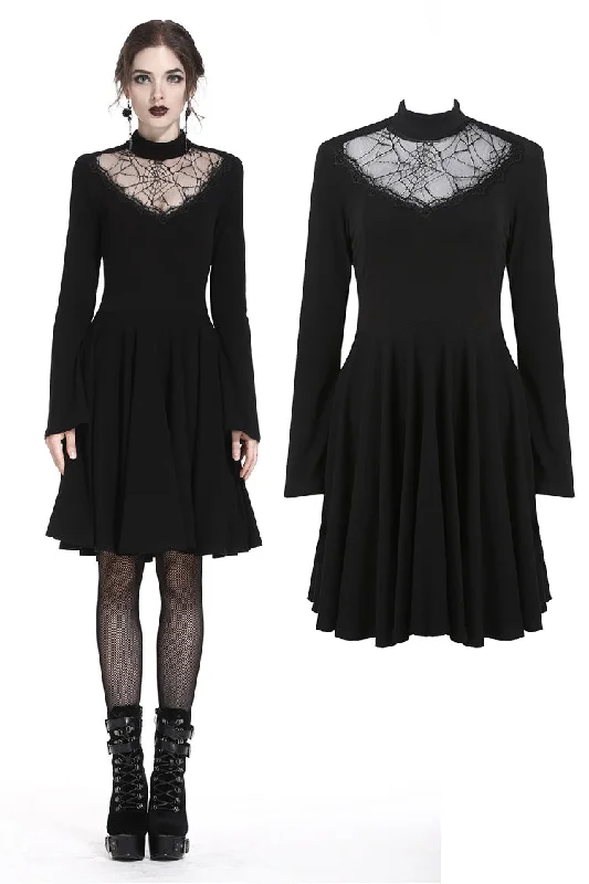 romantic dressSpiderweb hearted punk dress DW237