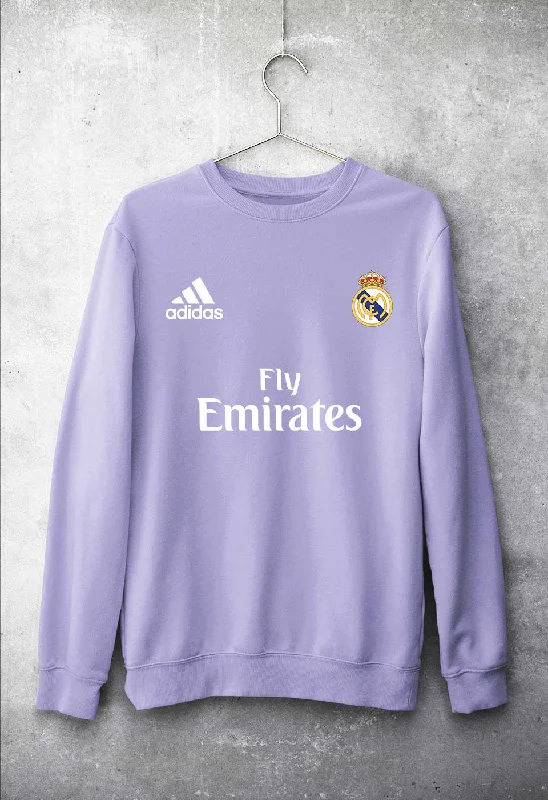 workout style hoodieReal Madrid Unisex Sweatshirt for Men/Women