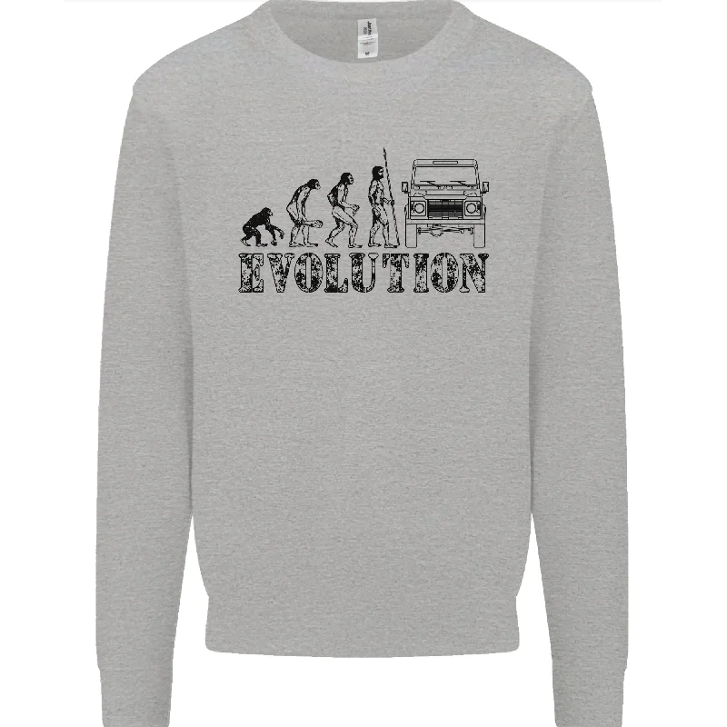 eco-friendly fitness hoodie4x4 Evolution Off Roading Road Driving Mens Sweatshirt Jumper