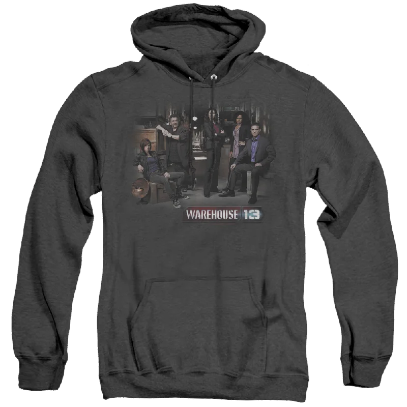 casual fit hoodieWarehouse 13 Warehouse Cast - Heather Pullover Hoodie