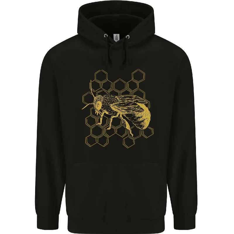 cozy hooded sweatshirtA Bee Design Mens 80% Cotton Hoodie