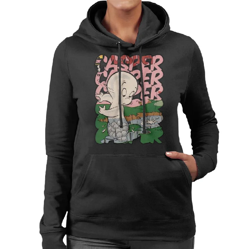 graphic hoodie with printCasper The Friendly Ghost Golf Water Women's Hooded Sweatshirt