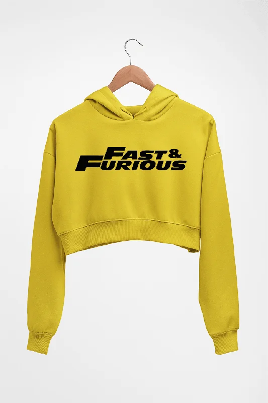 trendy hooded sweatshirtFast & Furious Crop HOODIE FOR WOMEN