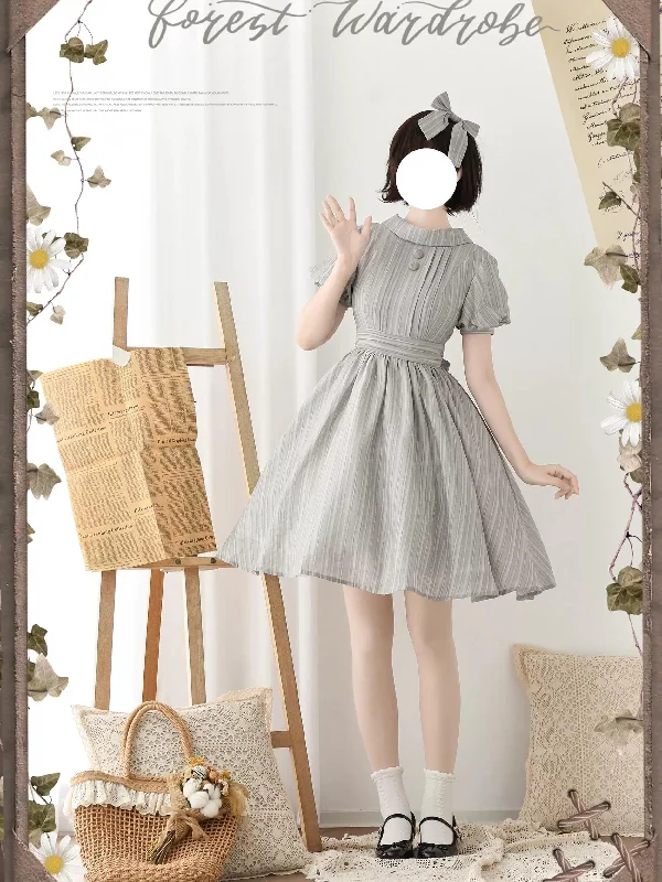 stylish party dressForest Wardrobe~Forest Gallery~Classic Lolita OP Dress Country Style Tencel Dress