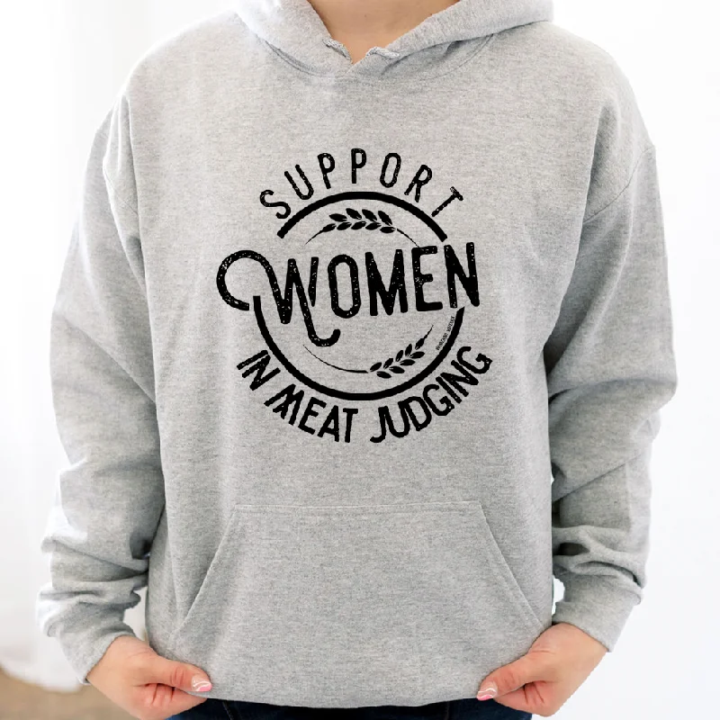 casual hoodie for menSupport Women in Meat Judging Hoodie (S-3XL) Unisex - Multiple Colors!