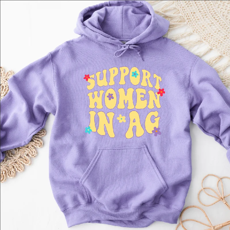 lightweight hooded sweatshirtFlower Support Women In Ag Hoodie (S-3XL) Unisex - Multiple Colors!