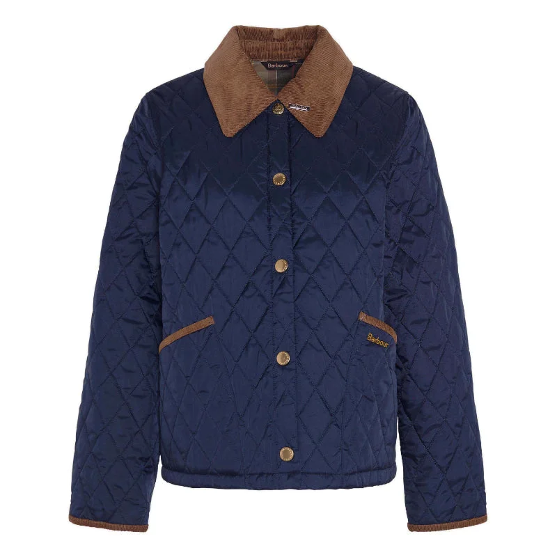 Price Cut long coatBarbour 30th Anniversary Cropped Ladies Liddesdale Jacket - Navy/Classic