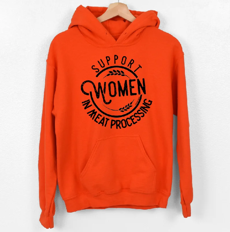 casual zip-up sweatshirtSupport Women in Meat Processing Hoodie (S-3XL) Unisex - Multiple Colors!