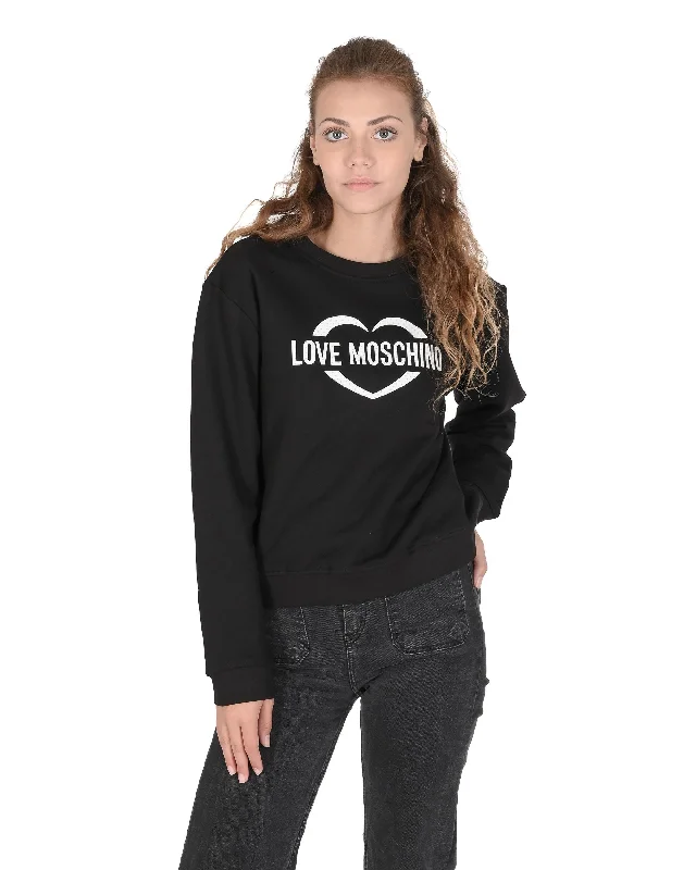 graphic gym sweatshirtLove Moschino Womens Sweatshirt W 6 306 55 M 4055 C74 BLACK