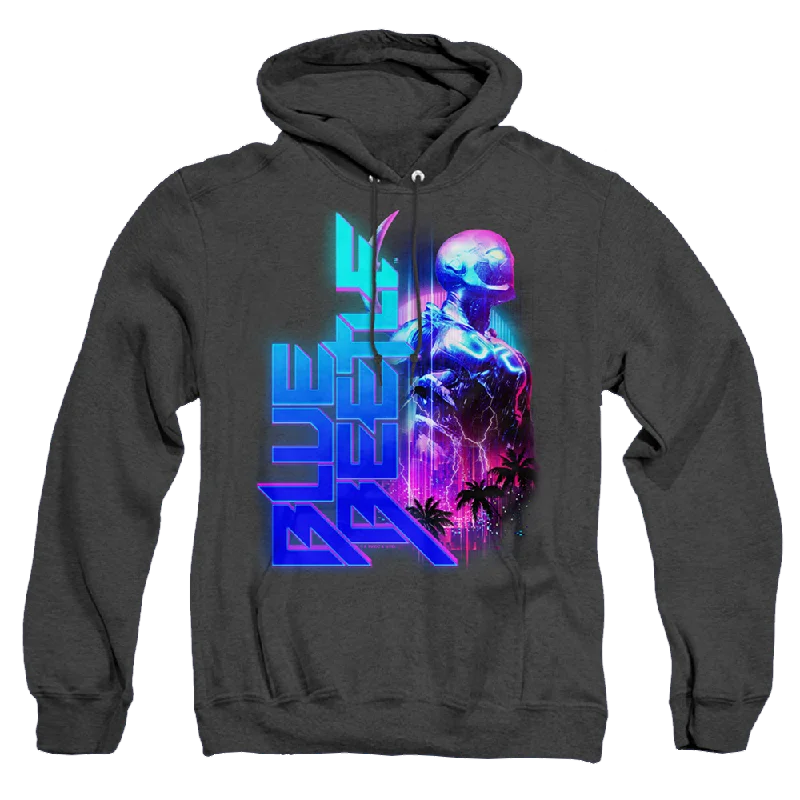 casual pullover hoodieBLUE BEETLE (2023) Lightning - Heather Pullover Hoodie