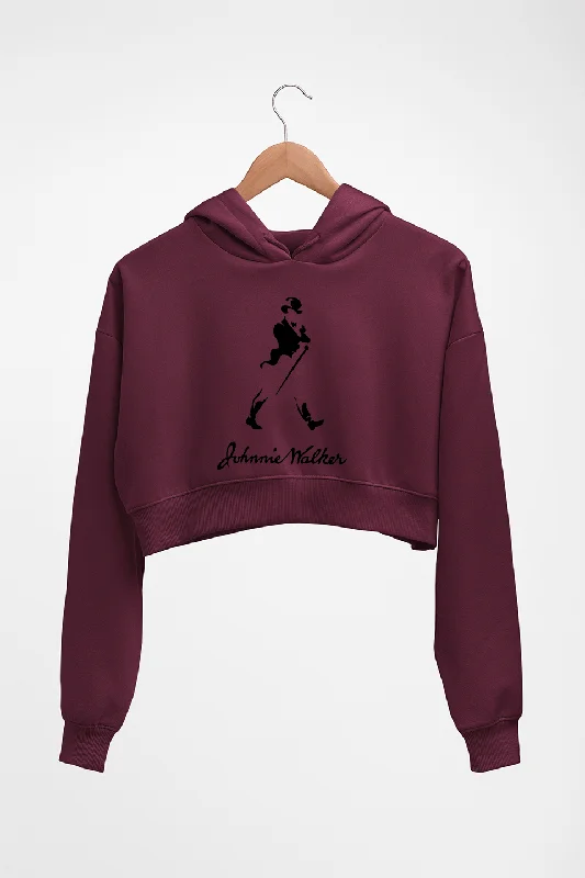 minimal hoodieJohnnie Walker Crop HOODIE FOR WOMEN