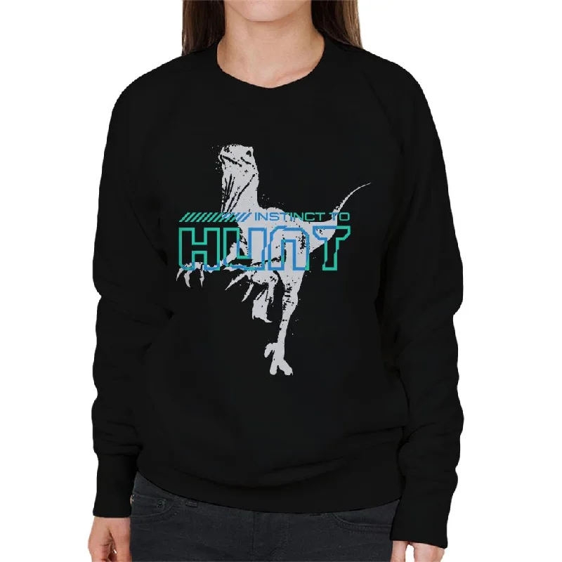 bold fitness hoodieJurassic Park Velociraptor Instinct To Hunt Women's Sweatshirt