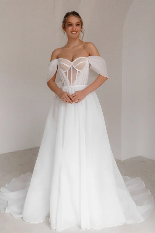 comfy dressOrganza Wedding Dress Asa