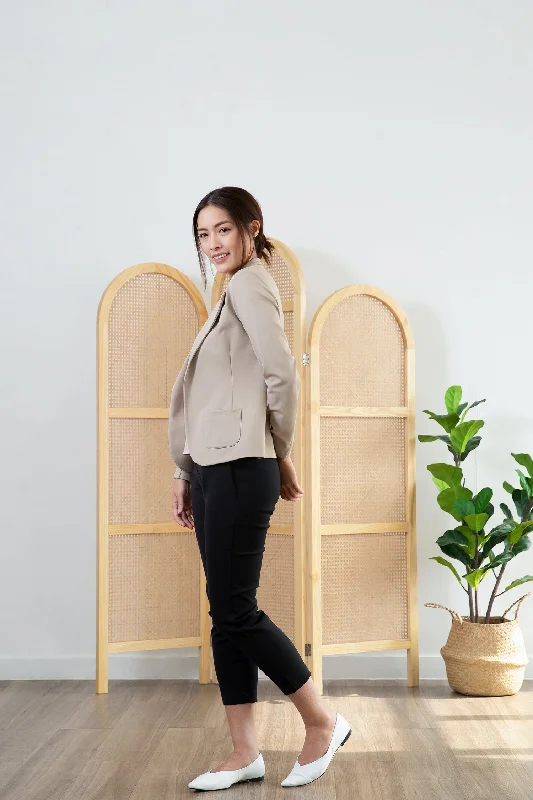 One-DAY Sale chic coatBelted Jacket - Beige